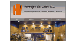 Desktop Screenshot of herrajesdelvalles.com