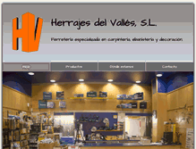 Tablet Screenshot of herrajesdelvalles.com